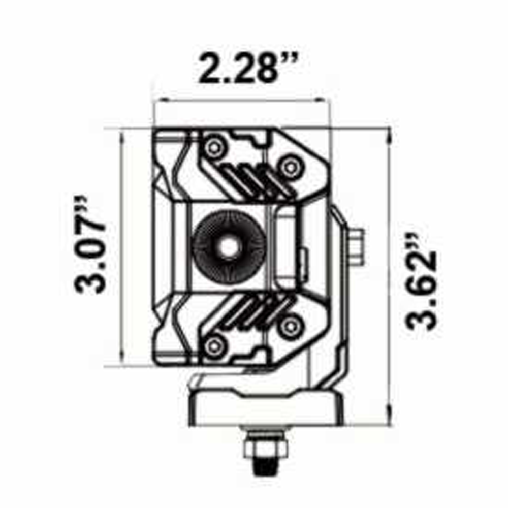 Dual Row High Output 8" light bar