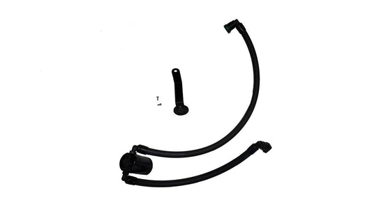 J&L Oil Separator 3.0 PVC Side, Black Anodized - J&L