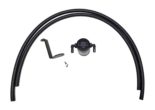 J&L Oil Separator 3.0 Passenger Side, Black Anodized - J&L