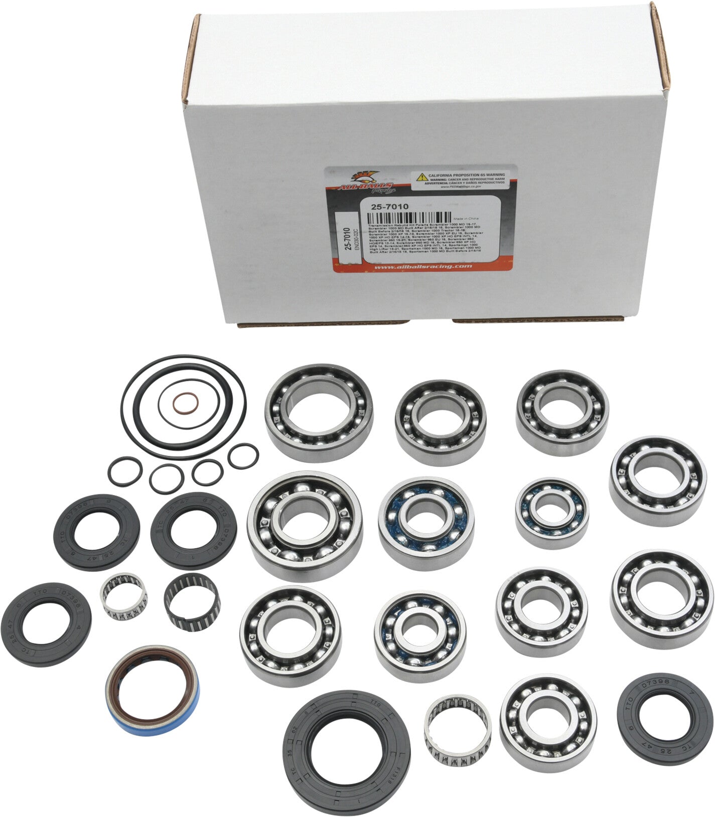 All Balls Transmission Bearing And Seal Kit — MPN 25-7010