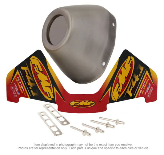 FMF RCT S/S Replacement End Cap Kit - 040641