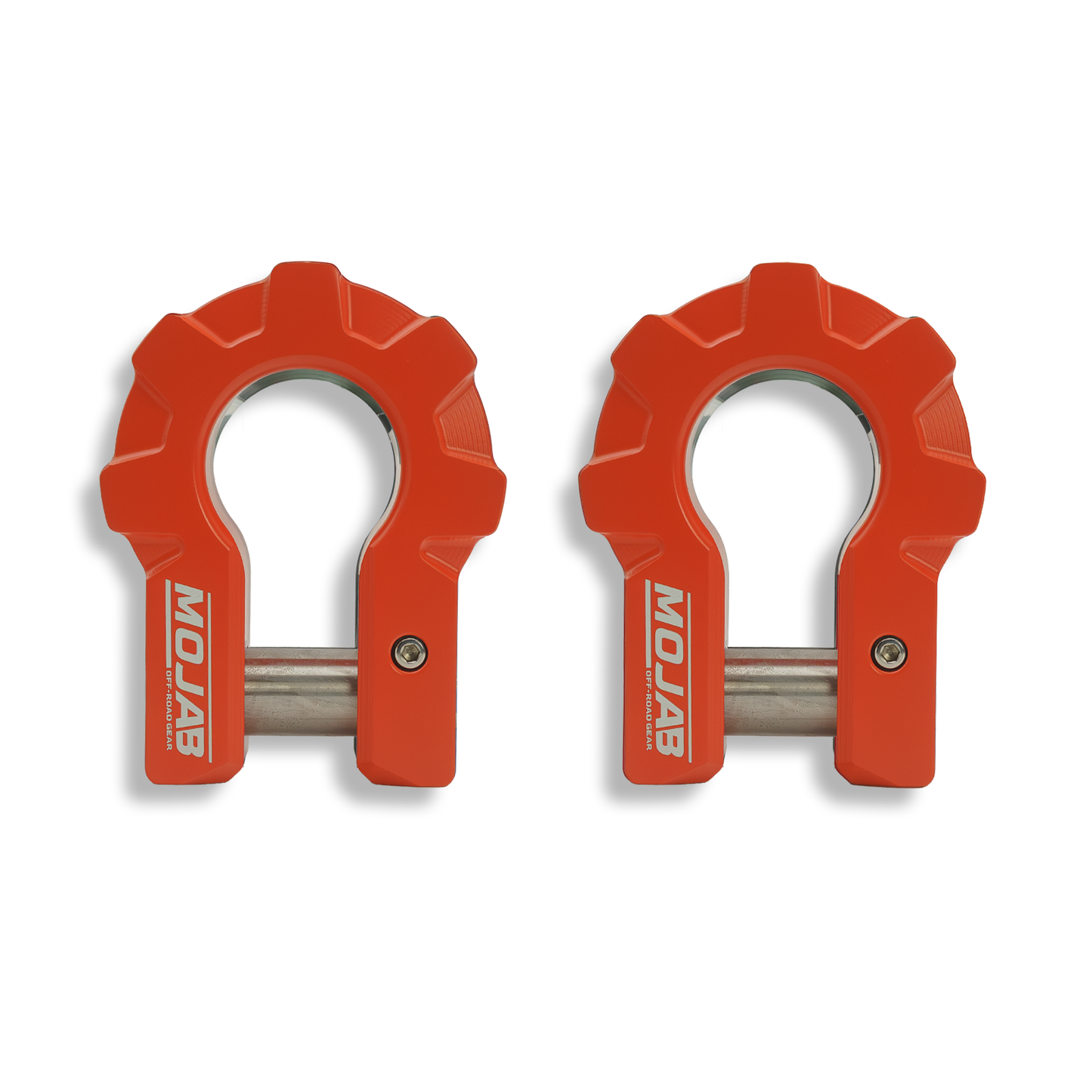 3/4'' Extreme duty Aluminum D-Shackle set (9T)-Ceramic coated (LIFETIME WARRANTY*)Orange, Blue and American flagShackles are scheduled for delivery during the week commencing July 13th
