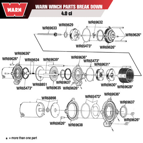 Wire Rope 7/32" X 55' - 68851 | Warn