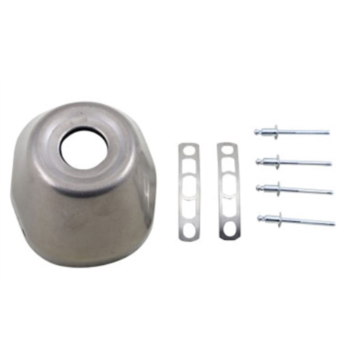 FMF P-Core 2.1 Replacement Titanium Rear Cone Cap-1.010" - 020522