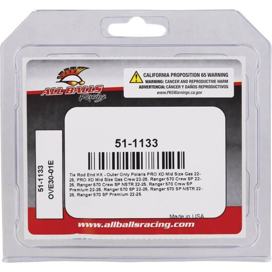 All Balls Tie Rod Ends — MPN 51-1133