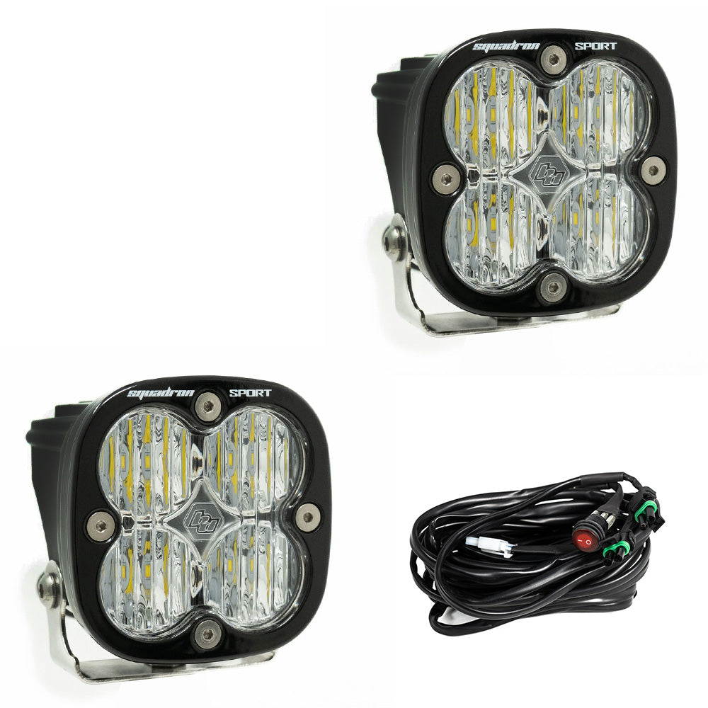 Baja Designs Squadron Sport LED Light Pods | Universal Pair