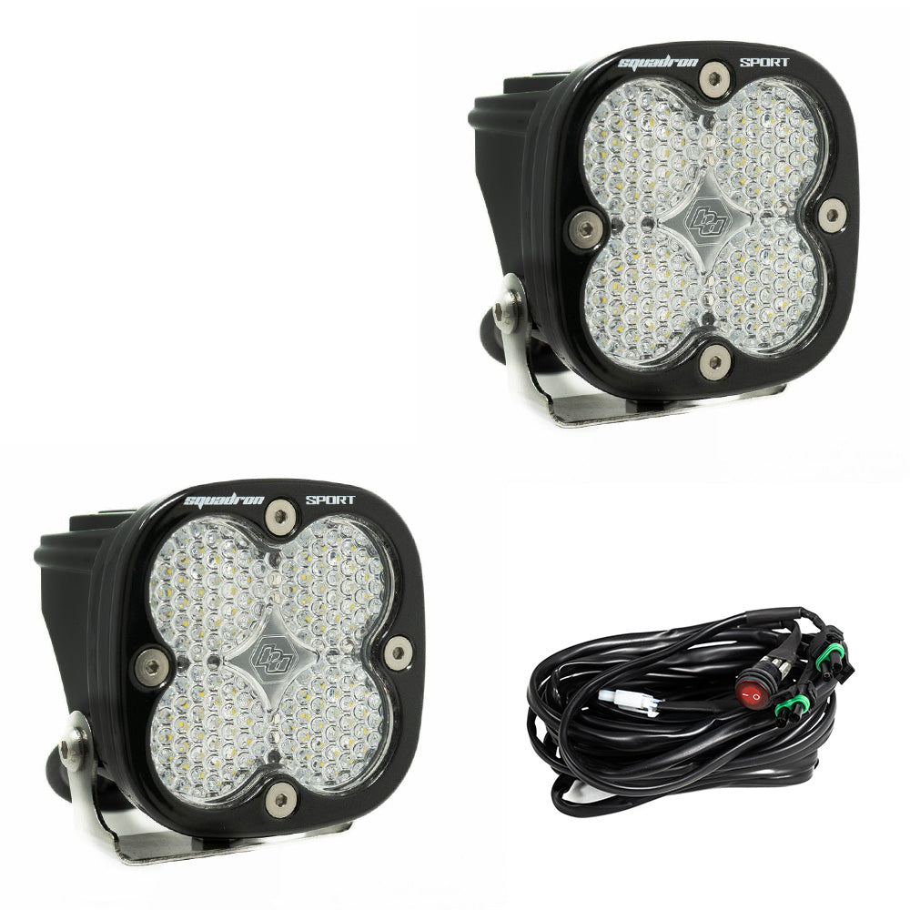 Baja Designs Squadron Sport LED Light Pods | Universal Pair