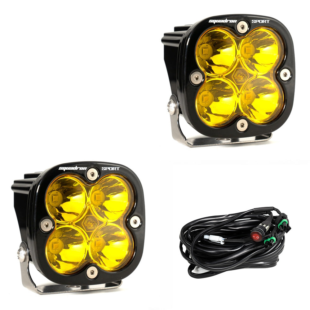 Baja Designs Squadron Sport LED Light Pods | Universal Pair