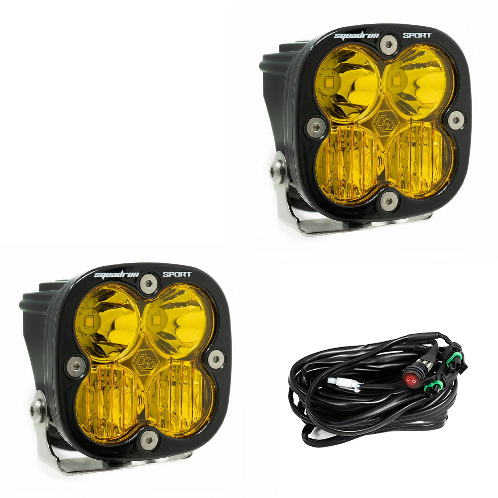 Baja Designs Squadron Sport LED Light Pods | Universal Pair