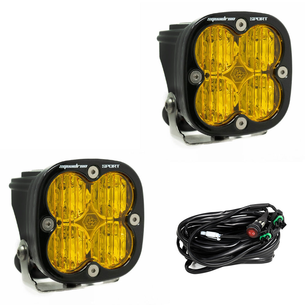 Baja Designs Squadron Sport LED Light Pods | Universal Pair