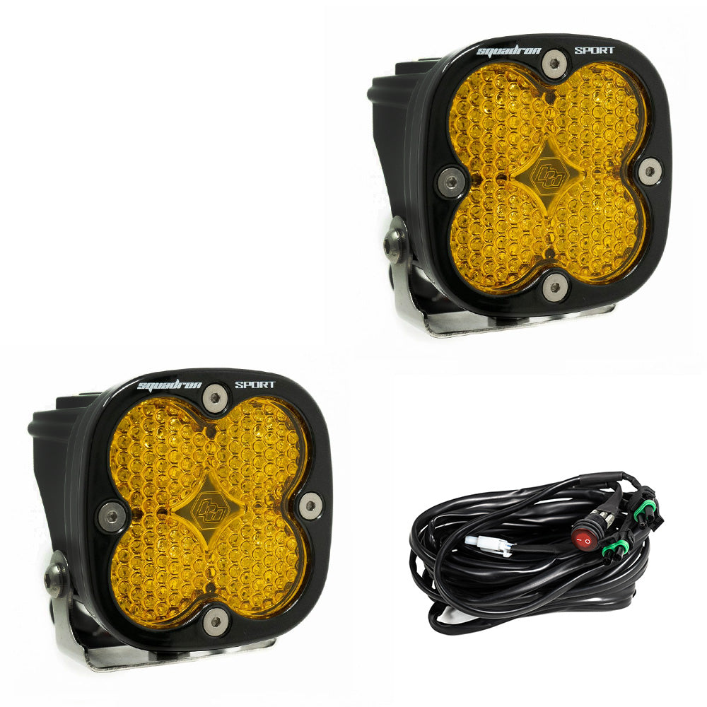 Baja Designs Squadron Sport LED Light Pods | Universal Pair
