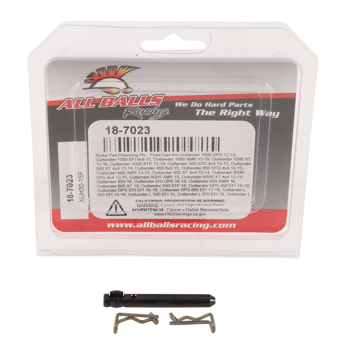All Balls Brake Pad Pin Kit — MPN 18-7023