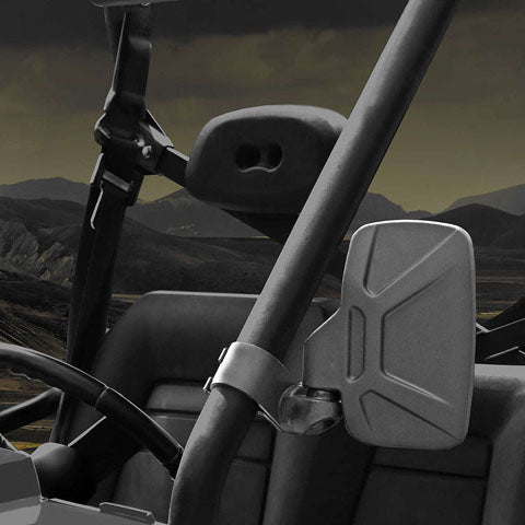Seizmik Side View Mirrors 2" Roll Cage - 56-18082