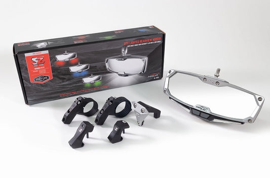 Halo-Ra LED Rear View Mirror with Cast Bezel - 1.75" - 56-18019 | Seizmik