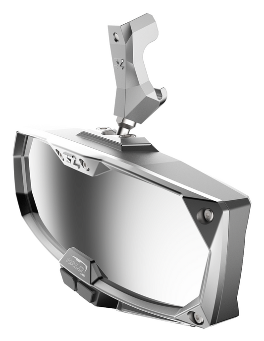 Halo-Ra LED Rear View Mirror with Cast Bezel Defender - 56-18023 | Seizmik