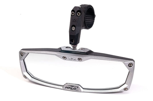 Halo-Ra Cast Rear View Mirror with Cast Aluminum Bezel - 2" - 56-18025 | Seizmik