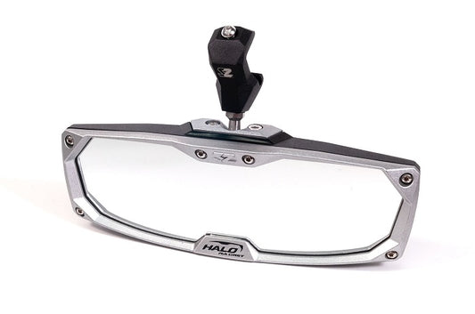 Halo-Ra Cast Rear View Mirror with Cast Aluminum Bezel Pro-Fit - 56-18026 | Seizmik