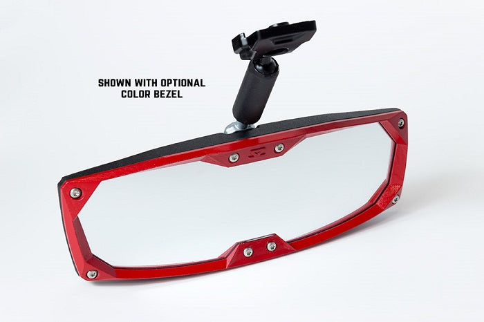 Halo-R Rear View Mirror with Bezel - 2.0" Round Tube - 56-18057 | Seizmik