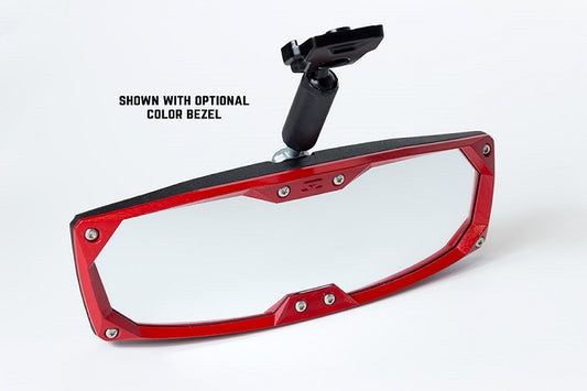 Halo-R Rear View Mirror with Bezel - 2.0" Round Tube - 56-18057 | Seizmik