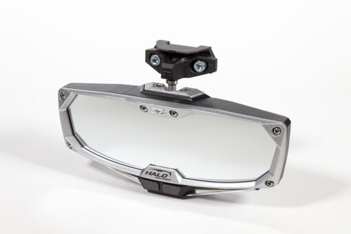 Halo-Ra LED Rear View Mirror with Cast Aluminum Bezel Rzr Pro Xp - 56-18001 | Seizmik