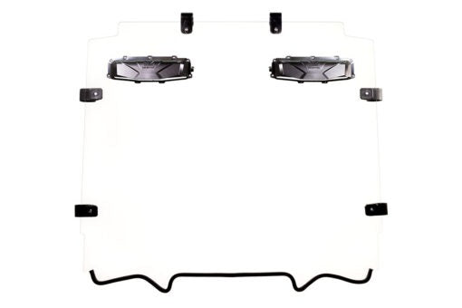 Windshield Versa-vent-double Sided Hard Coated Polycarbonate - 26103