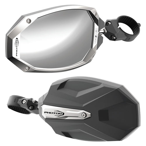 Photon Side View Mirror W/cast Aluminum Body & Bezel - 1.75" - 56-18107