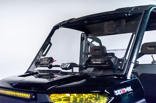 Windshield Kit,sz Flip Up Vent,fs Ranger Profit Scratch Res - 50-50220KIT | Seizmik