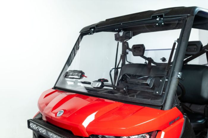 Windshield Kit,sz Flipup Vnt,canam Defender - 50-50247KIT | Seizmik