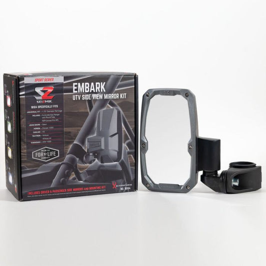 Embark Sideview Mirror with Abs Body & Bezel - 2" & 1.875" - 56-18105 | Seizmik