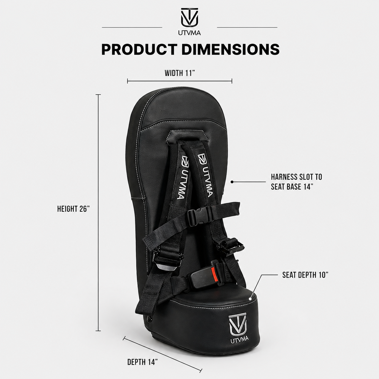 RZR 1000 Bump Seat (XP, Turbo, Turbo S, Dynamix, Trail, High Lifter)  2014-2023
