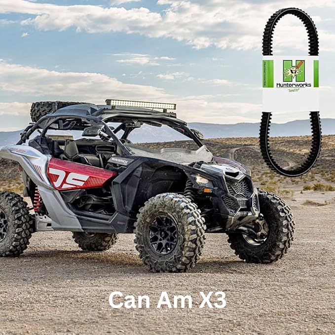 Hunterworks 2017-2026 Can Am Maverick X3 Turbo Belt / Turbo R/Turbo RR / X3 DS / X3 RS / X3 X RS / X3 X MR / X3 Max All Models/Smart-Shox/Smart-Lok