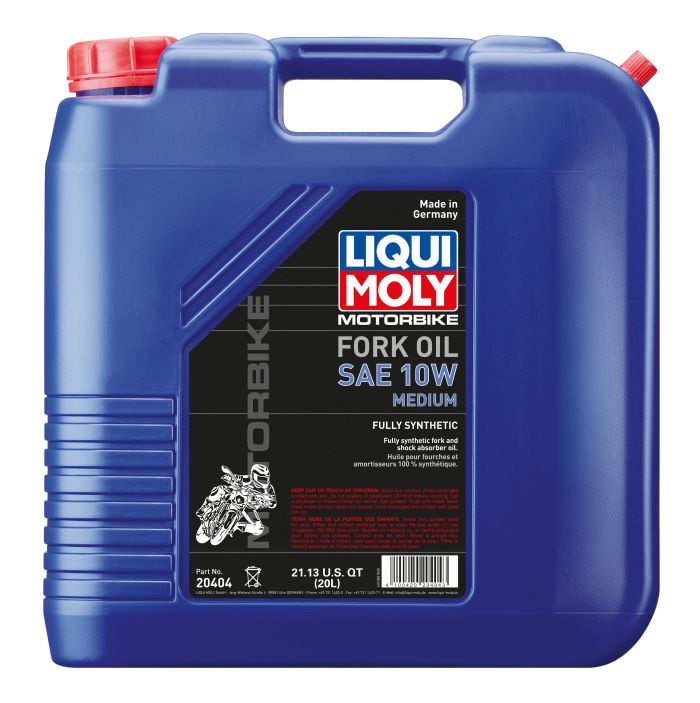 Liqui Moly Motorbike Fork Oil 10W Medium 20 Liter - 20404
