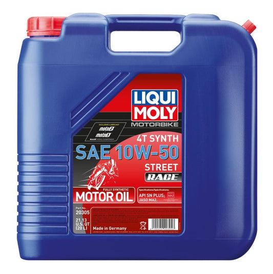 Liqui Moly Motorbike 4T Synth 10W-50 Street Race 20 Liter - 20305