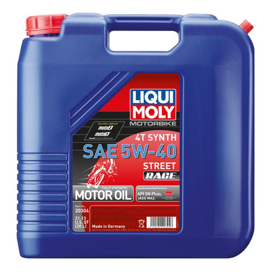 Liqui Moly Motorbike 4T Synth 5W-40 Street Race 20 Liter - 20304