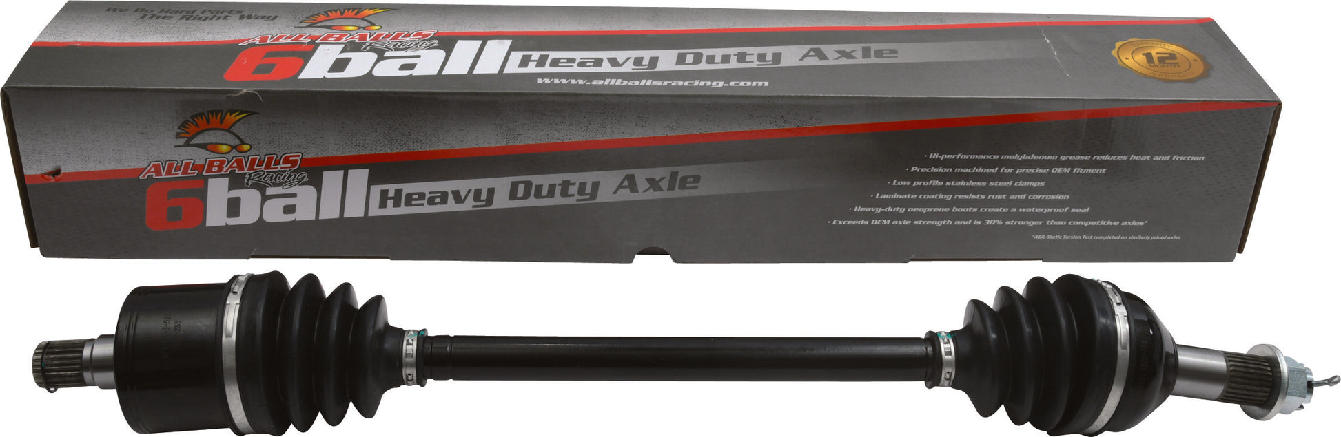 All Balls 6 Ball Heavy Duty Axle — MPN AB6-CA-8-310
