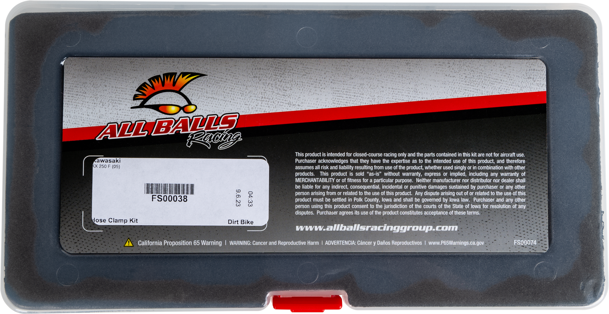 All Balls Hose Clamp Kit — MPN FS00038