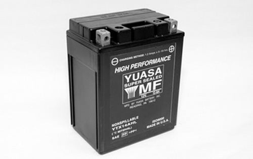 Yuasa YTX14AHL-BS H-performance Mf Battery - YUAM62H4L