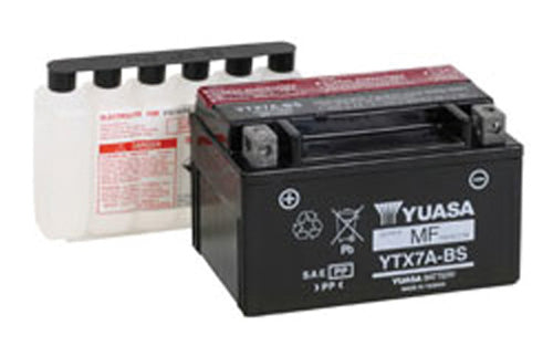 Yuasa YTX7A-BS Maintenance Free 12 Volt Battery - YUAM32X7A