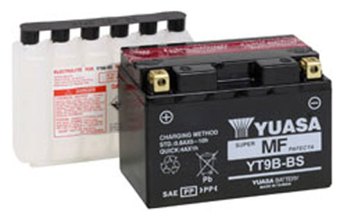 Yuasa YT9B-BS Maintenance Free 12 Volt Battery - YUAM629B4