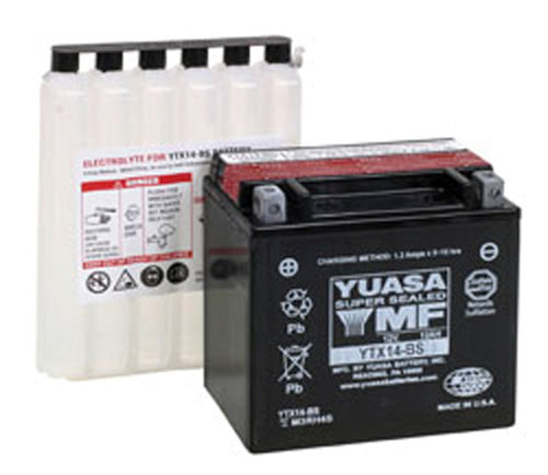 Yuasa YTX16-BS Maintenance Free 12 Volt Battery - YUAM32X6S