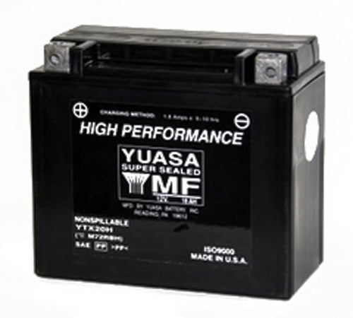Yuasa YTX9 Factory Activated, Maintenance Free 12 Volt Battery - YUAM729BSTWN