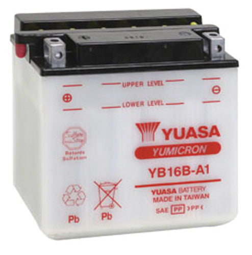 Yuasa YB16B-A1 YUMICRON-12 Volt Battery - YUAM22161
