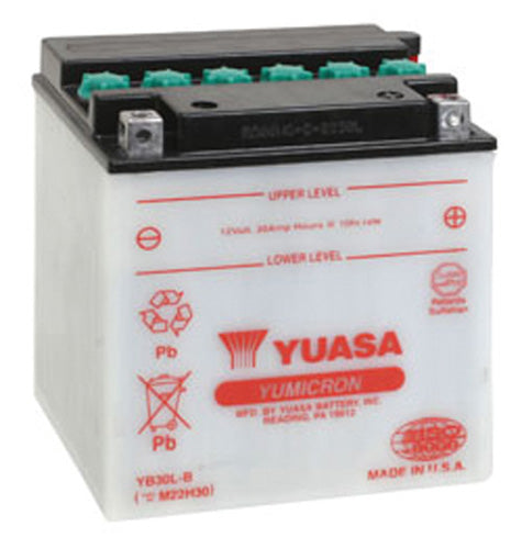 Yuasa YB30L-B YUMICRON-12 Volt Battery - YUAM22H30TWN