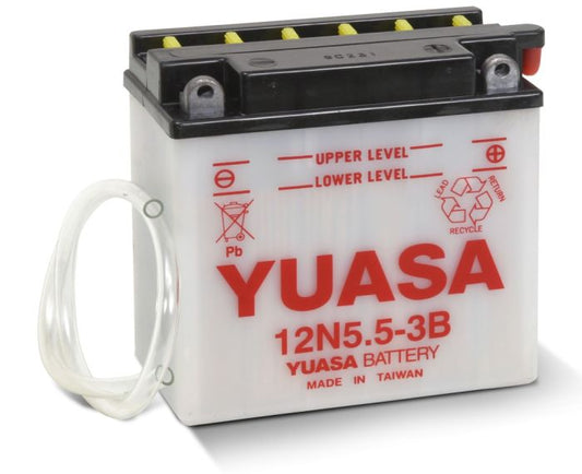 Yuasa 12N5.5-3B Conventional 12 Volt Battery - YUAM2255B