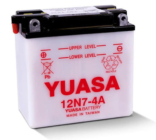 Yuasa 12N7-4A Conventional 12 Volt Battery - YUAM2274A