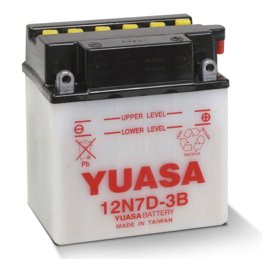 Yuasa 12N7D-3B Conventional 12 Volt Battery - YUAM227DB
