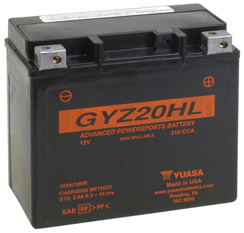 Yuasa GYZ20HL Factory Activated Battery - YUAM720GH