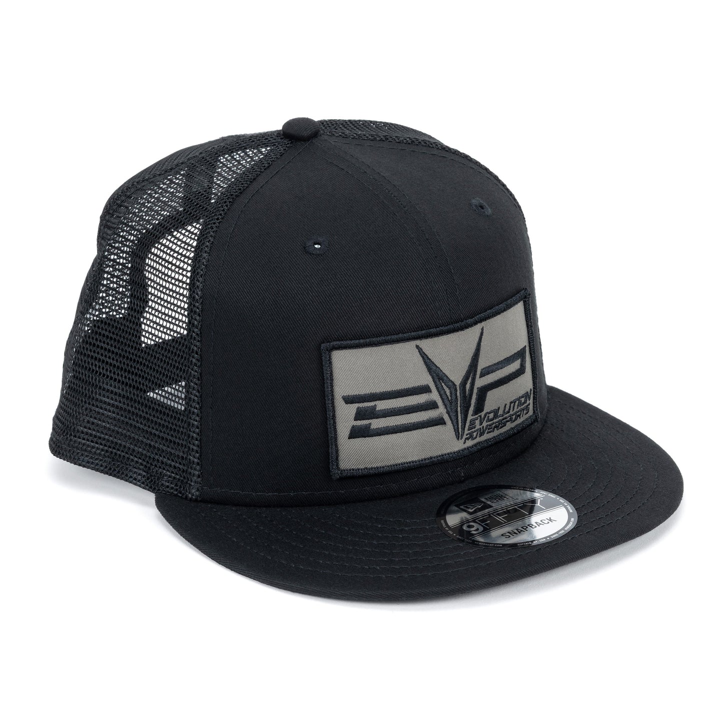 EVP Black Mesh Snapback Hats