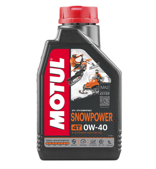 Motul - Snowpower 4T 0W40, 1 Liter - 105891