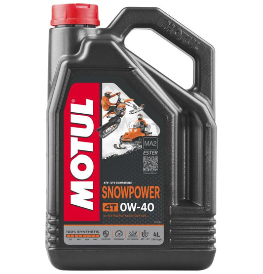 Motul - Snowpower 4T 0W40, 4 Liter - 105892